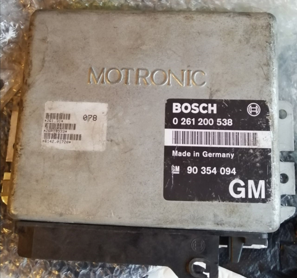 Переход на motronic 1.5.2 Opel Kadett c20ne 1