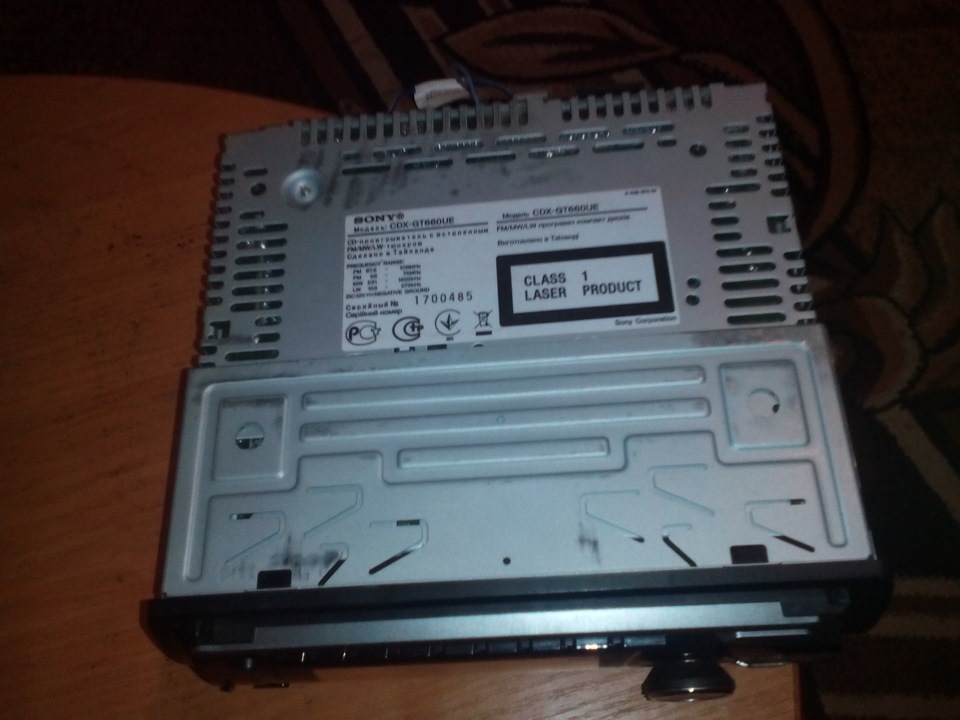 магнітола Sony CDX-GT660UE 1