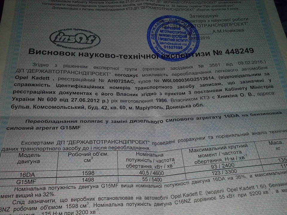 Другий крок до переоформлення 2