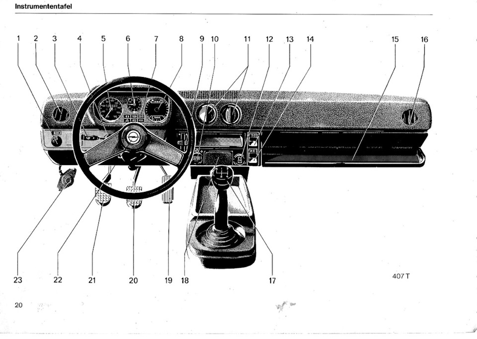 Kadett C, Юзвер Мануал) 1