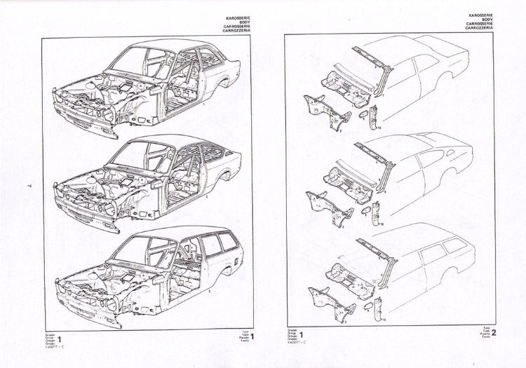 Kadett C - каталог запчастин 2