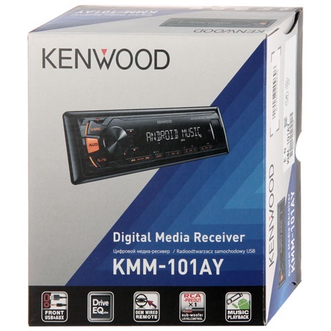 Автомагнітола Kenwood KMM101-AY 2