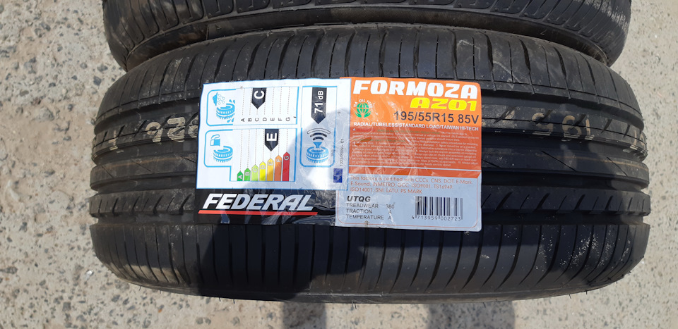 ▀▄Federal Formoza AZ01 195/55 R15 85V 3