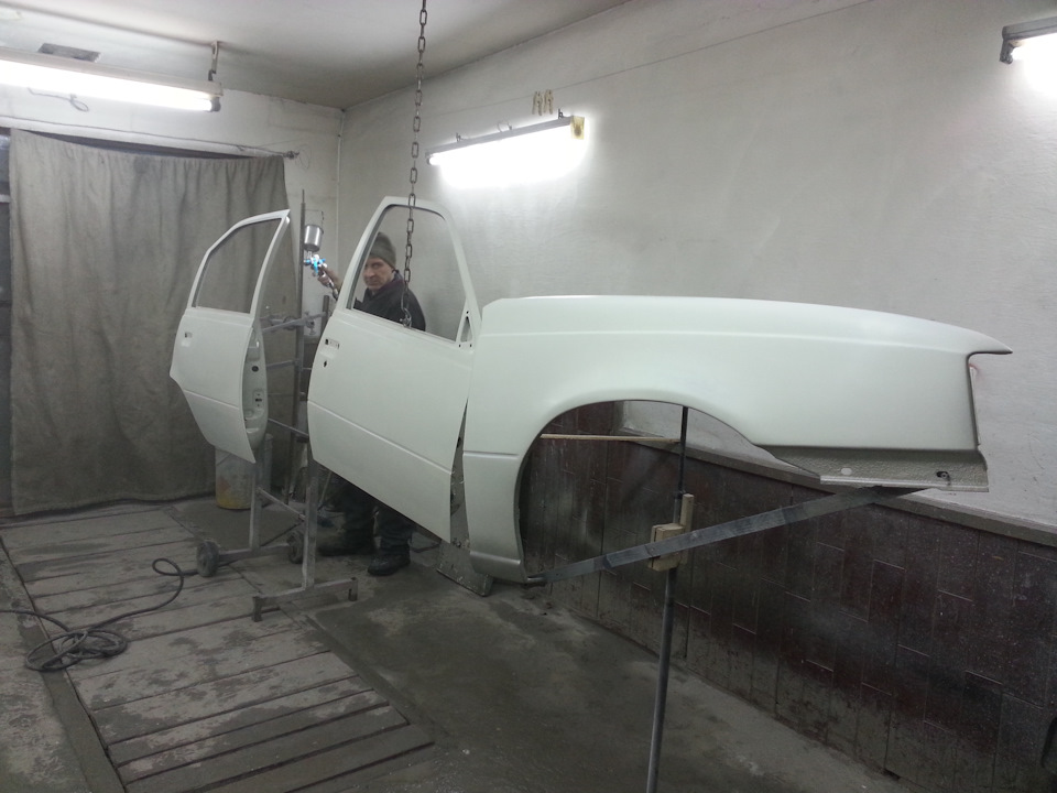 ▀▄Фарбування Opel Kadett_part 3 / 2 Фарбуємо навісне 1