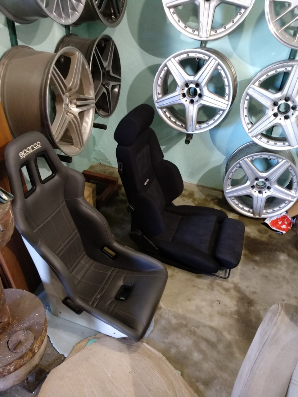RECARO ! Шкіра+алькантара 1