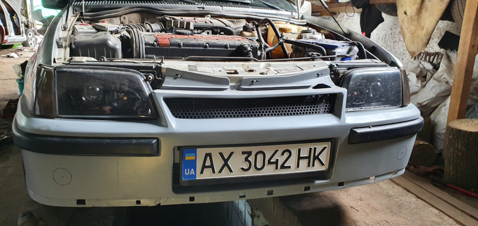 Переставив hella micro de в бампер gsi 1