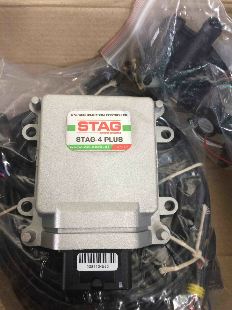 Установка stag4+замість zenit 2