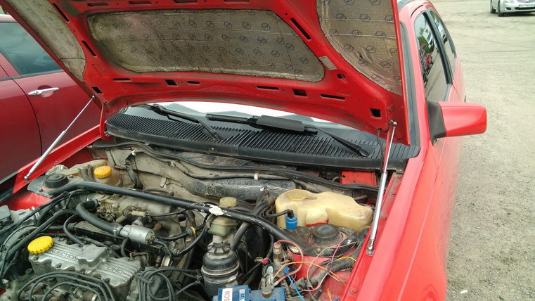 Амортизатори капота JOM, розпорка Wiechers, Deutsch Tuning. 3