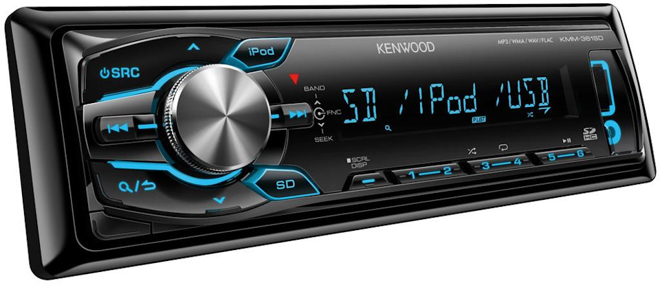 Не витягуйте тюльпани на працюючій магнітолі. Kenwood KMM-361SD 1