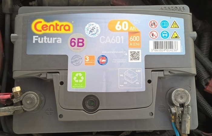 Новий акумулятор Centra Futura CA601 1