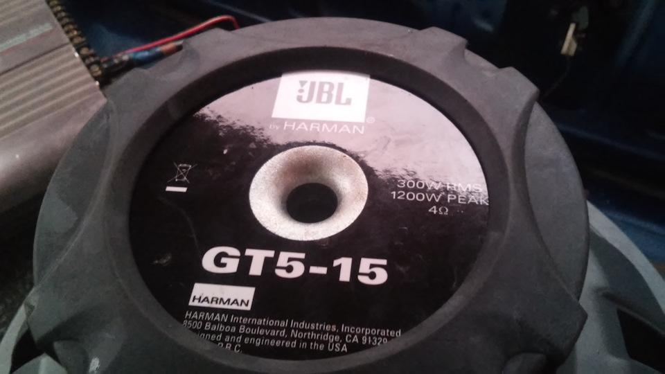 Заміна JBL GT5-15 BASS 4