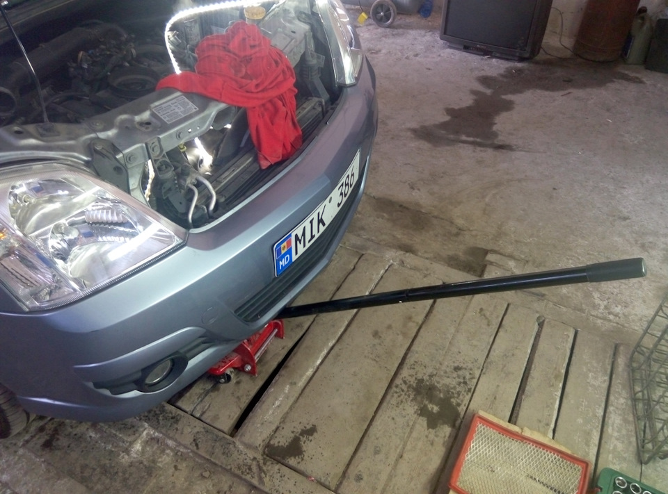 Заміна помпи, термостата на Meriva 1,4 ланцюг 2