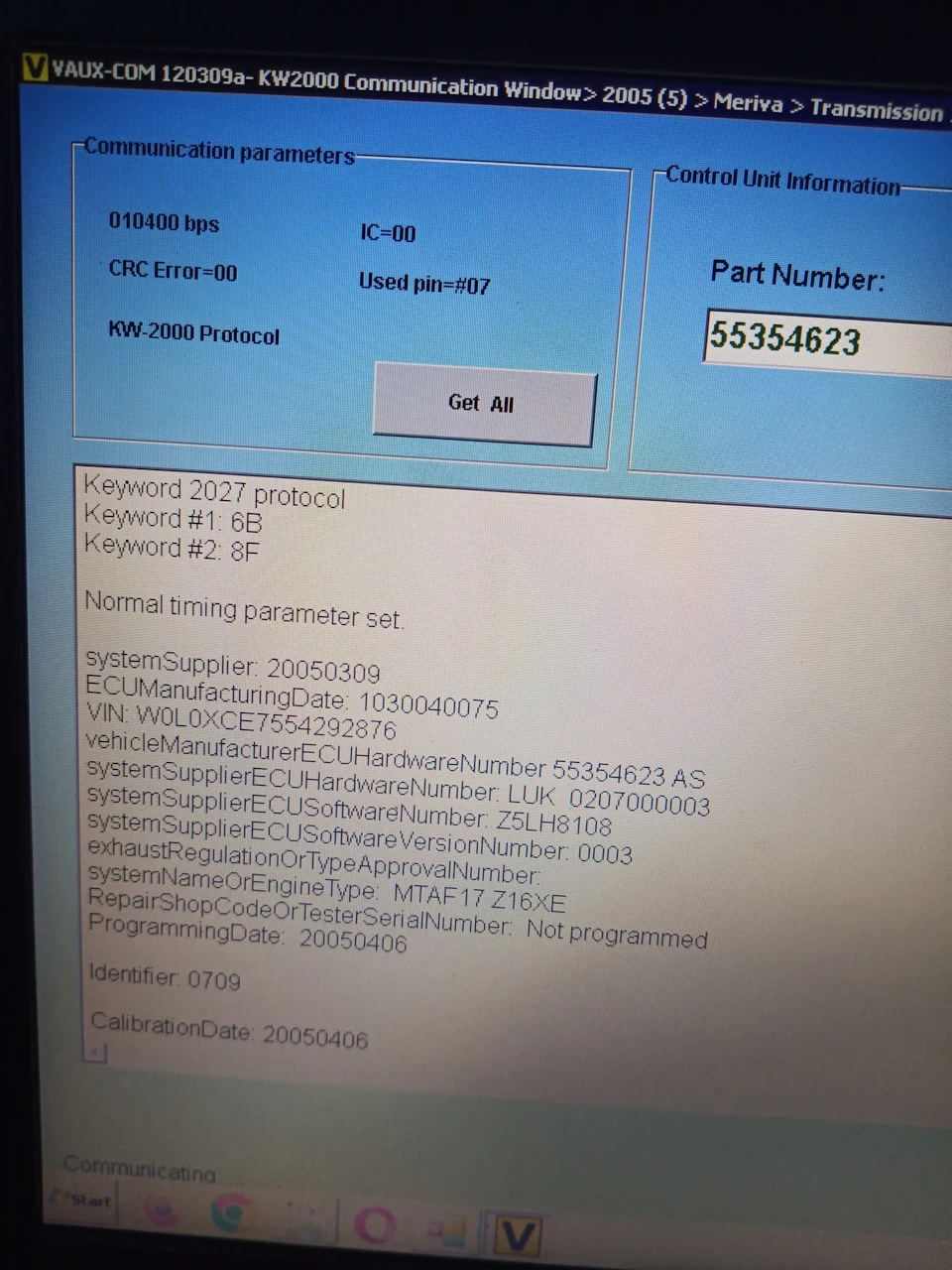 Easytronic MTAF17 PIDs