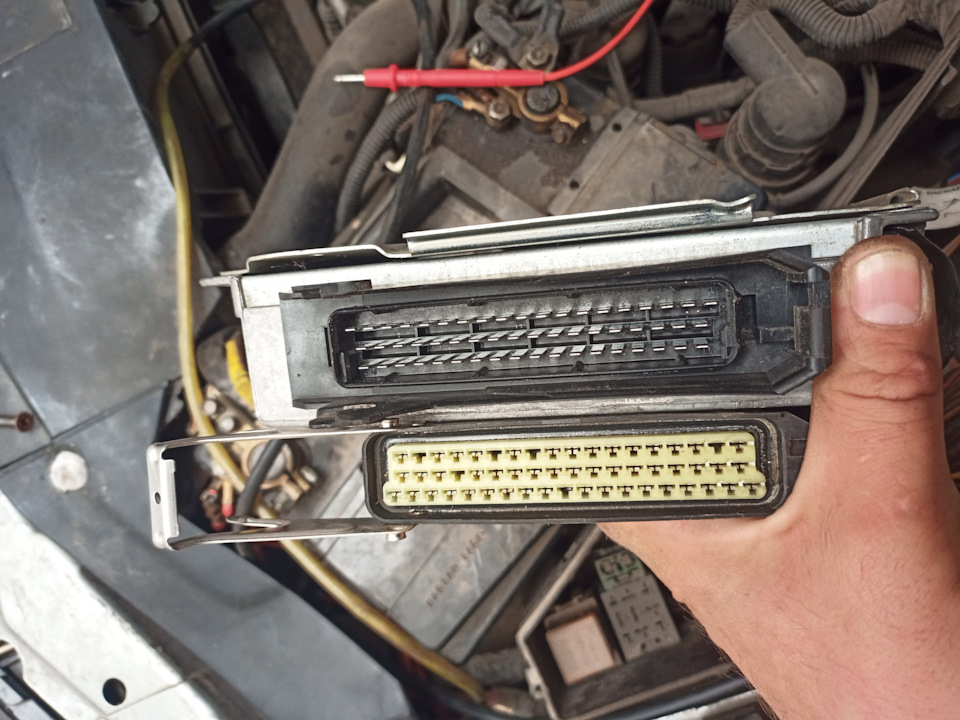 Розпинування лямбда зонда до ЕБУ Simens Simtec 56.00 1