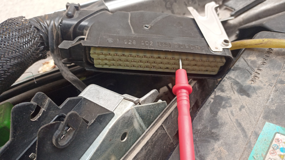 Розпинування лямбда зонда до ЕБУ Simens Simtec 56.00 5