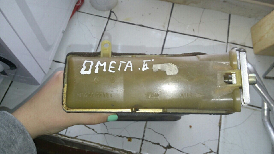 Встановлення радіатора печі від ооб в ооа 1