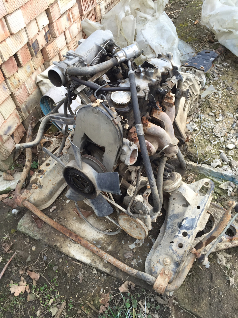 Фото двигуна 2.0i Opel Omega A 3