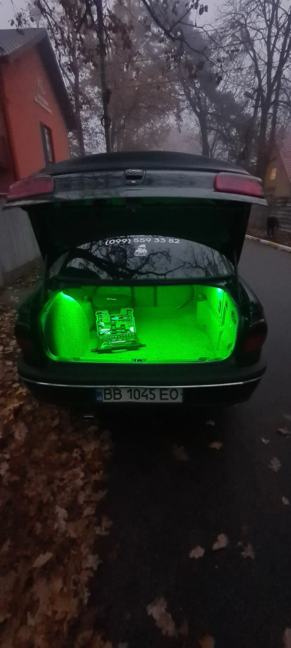 Подсветка багажника.