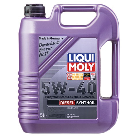 Витрати+мастило Liqui Moly 5W40 Molygen 3