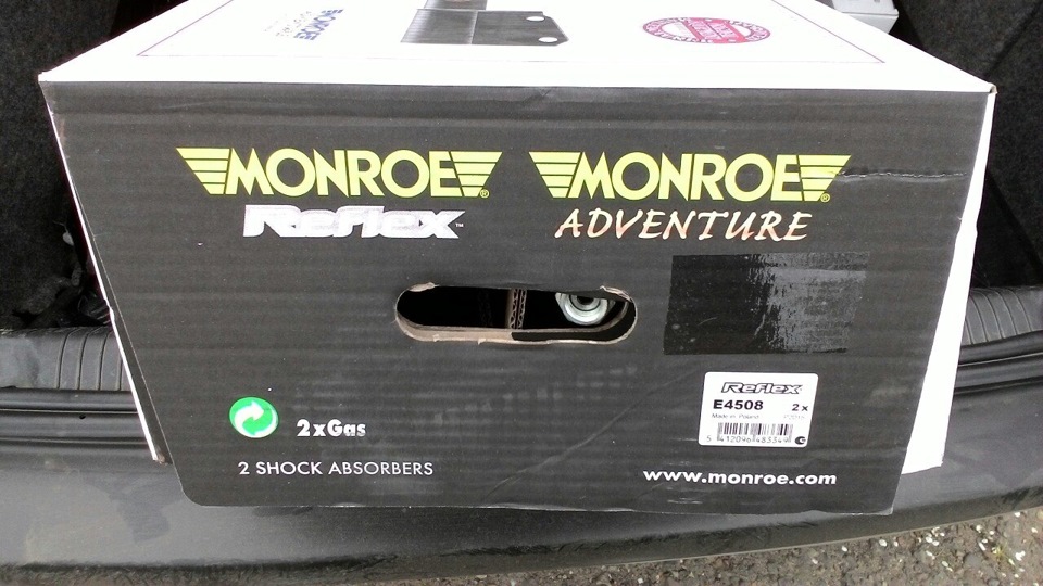 Огляд передніх амортизаторів Monroe Reflex E4508 (для машин з великими моторами) 3