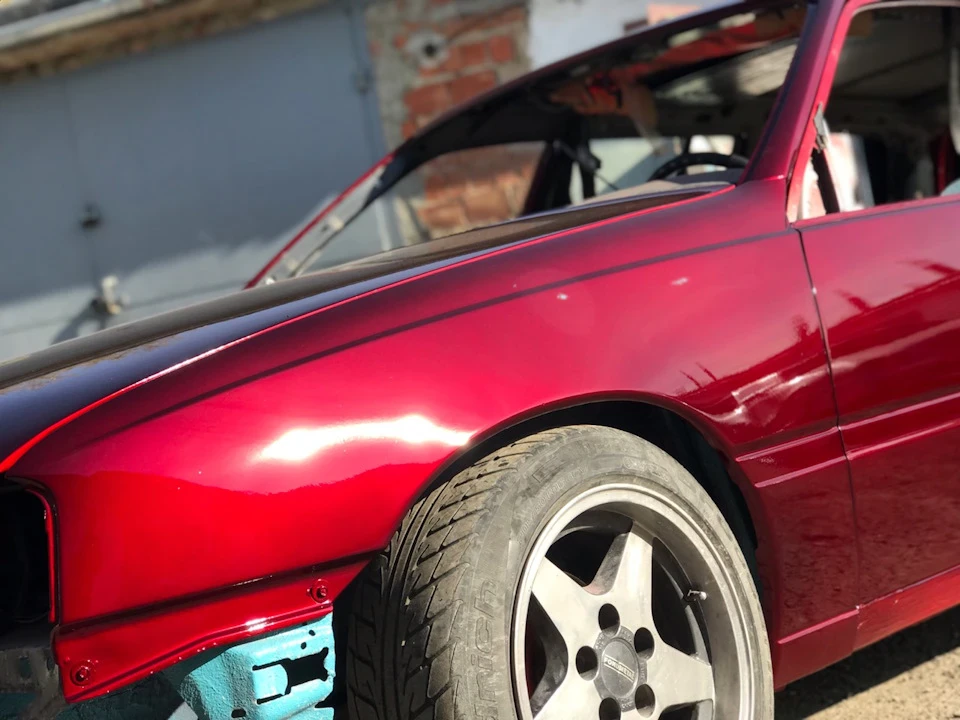 Фарбування в Candy red