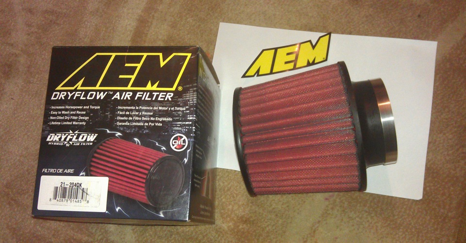 Сухий фільтр нульового опору AEM (K&N) 1