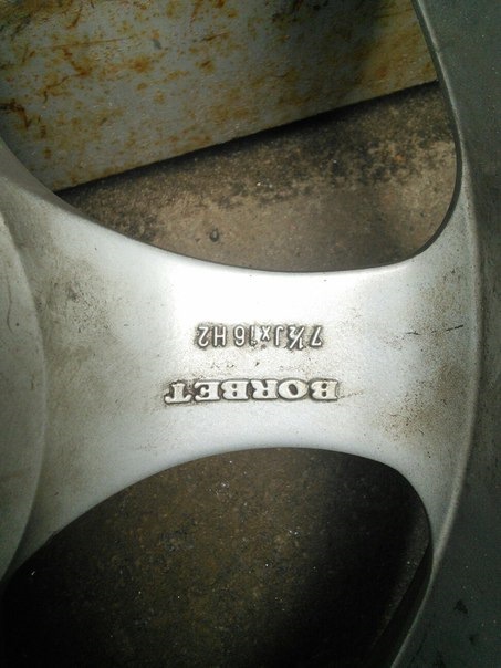 Продам диски BORBET 4*100 R16 2