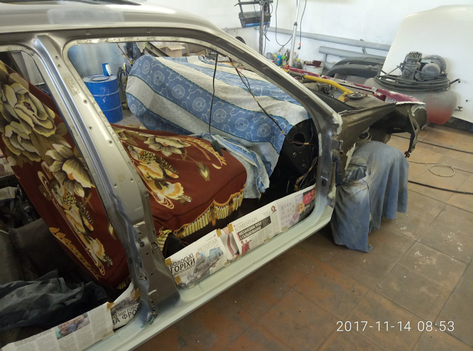 Ремонт після ДТП частина четверта (підготовка до фарбування) 1