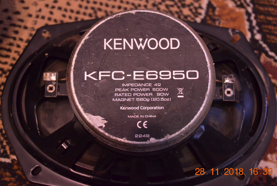 Звукові динаміки KENWOOD-E6950 для п'ятих дверей Оздоблення (через підсилювач)… 4