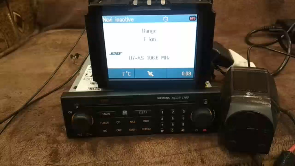 Установка NCDR 1100 + кольоровий CID замість MID 26pin+12pin на Opel Omega B x20xev 2