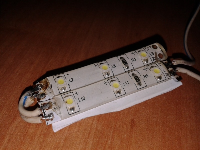 LED підсвічування маленького бардачка 1