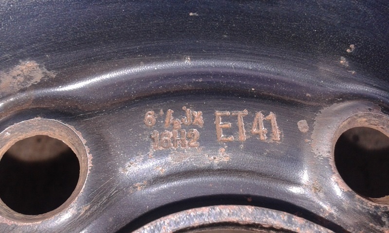 Зимовий варіант дисків R16 6.5J ET41 GM 4