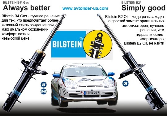Арки Тонкощі науки… Bilstein B4 1