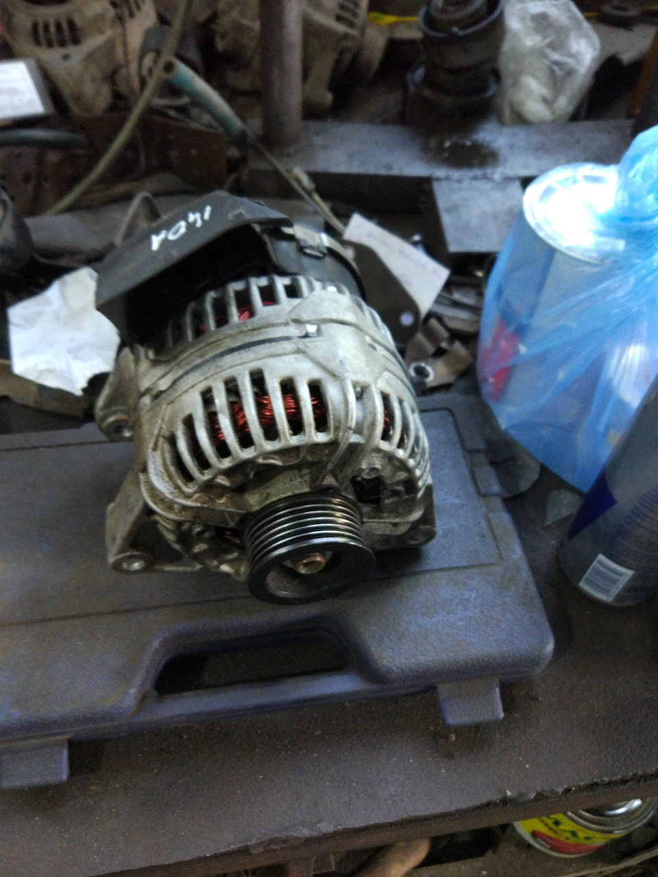 Заміна генератора 120A на 140А Omega B V6 1