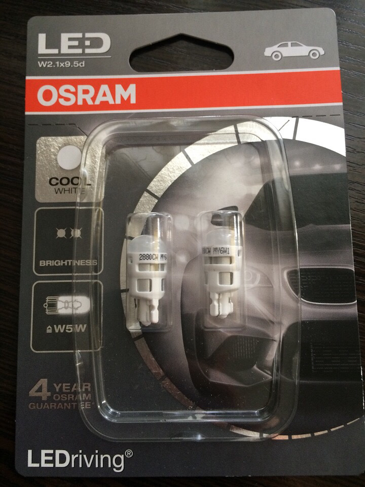Діодні лампи Osram у габарити 1