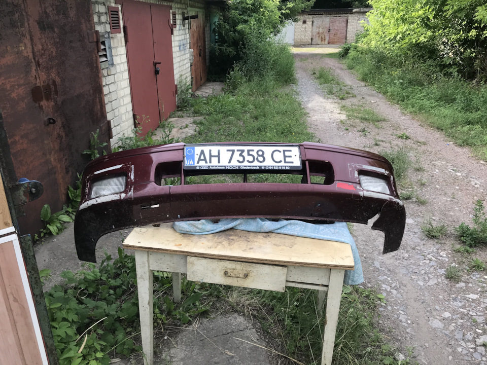 Підготовка бампера до фарбування 4