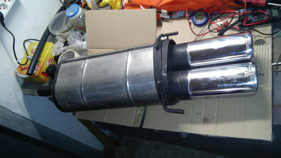 Прямоточний Глушник Remus та козирки від ООБ з підсвічуванням 3