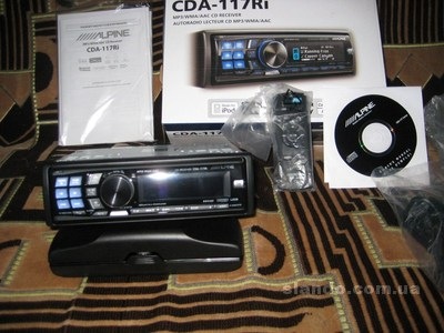 Довгоочікуваний ГУ Alpine CDA-117Ri 4