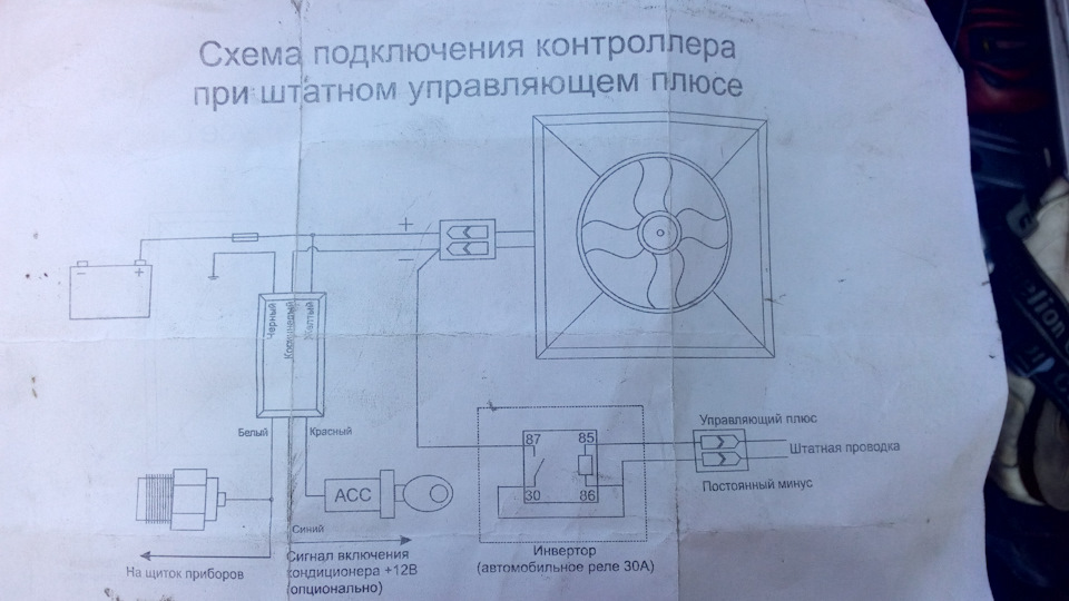 Контролер вентилятора охолодження 3