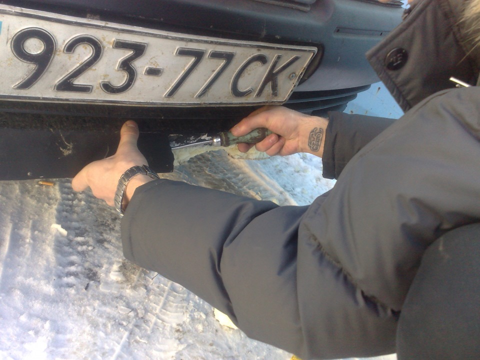 Не вдалий тюнінг бампера 3