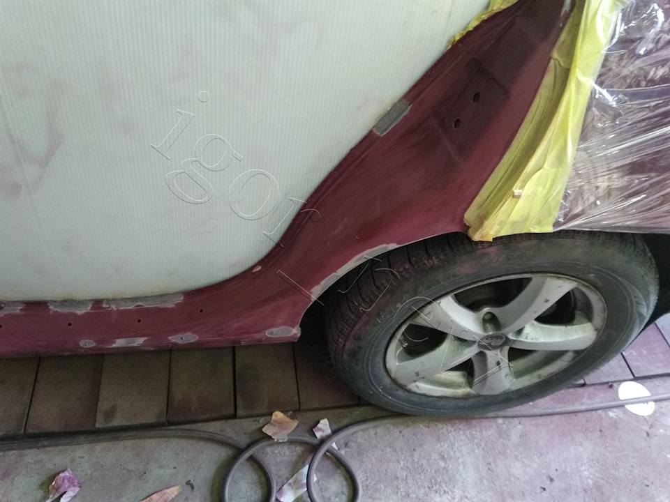 Фарбування отворів та задніх арок 5