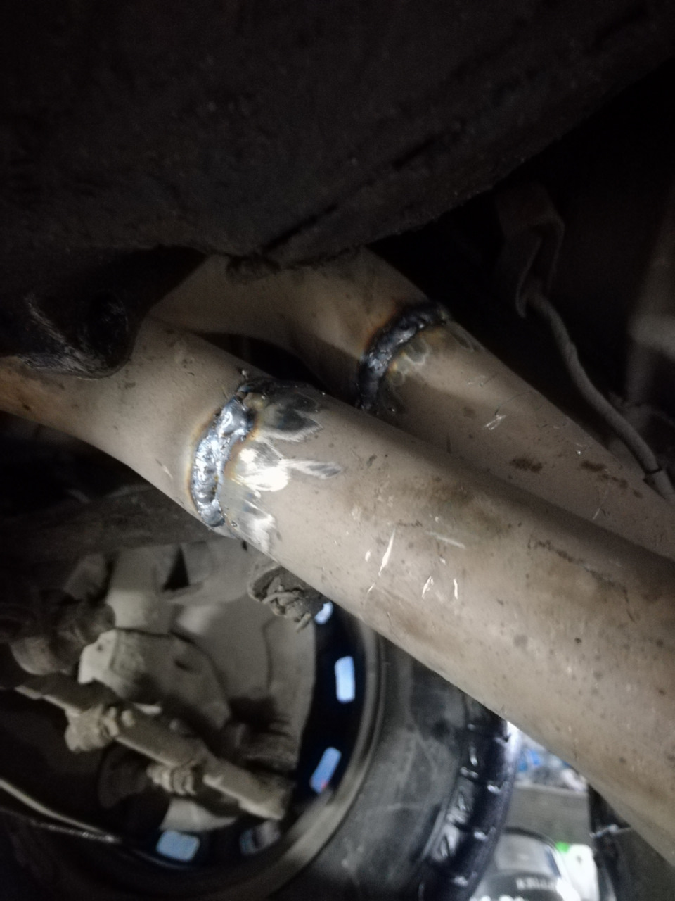 Переварювання глушника 5