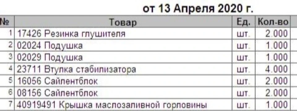 Обслужили ходову (16.04.2020)