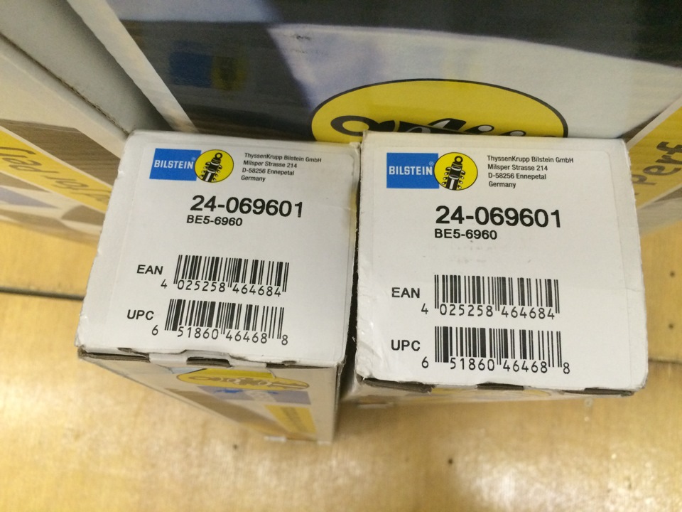Заміна рідних стояків та пружин на Bilstein B6 та Eibach PRO-KIT 3