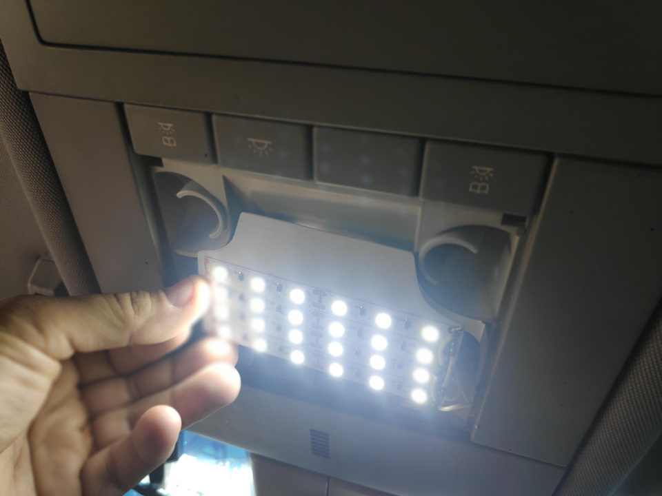 Vectra C Led в плафон за пол часа 2