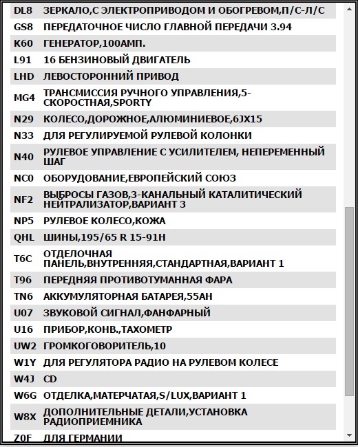 Розшифрування VIN з різних сайтів 3