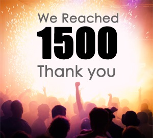 1500 передплатників! Дякую! 1
