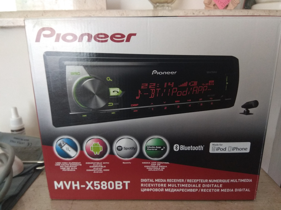 Автозвук №1. Купівля автомагнітолі Pioneer MVH-580 BT. Автозвук №1. Купівля автомагнітоли Pioneer MVH-580 BT. 1