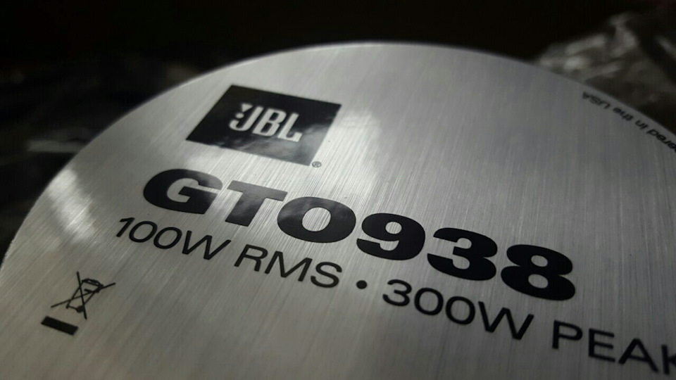 Акустика JBL GTO938 1