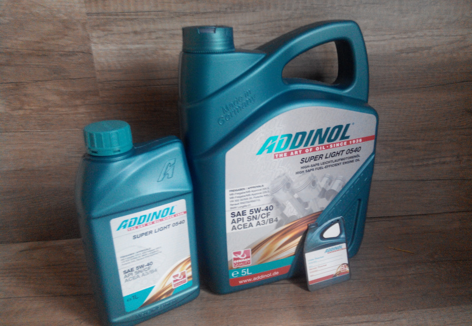 Закупився маслом та промиванням для ТО Addinol + Liqui Moly 1